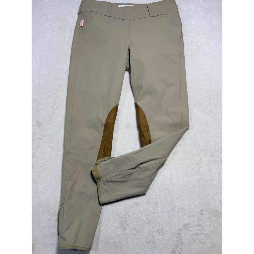 Tailored Sportsman Trophy Hunter Breeches 30 Regular Tan Knee Patch USA Made